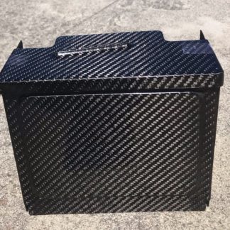 Carbon fiber battery box cover for Harley-Davidson