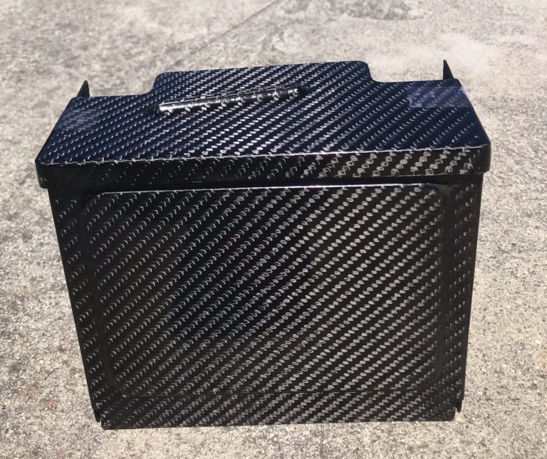 Carbon Fiber Battery Box Cover Italian Performance Parts